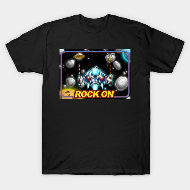 Rock On T-Shirt by Pigeon585